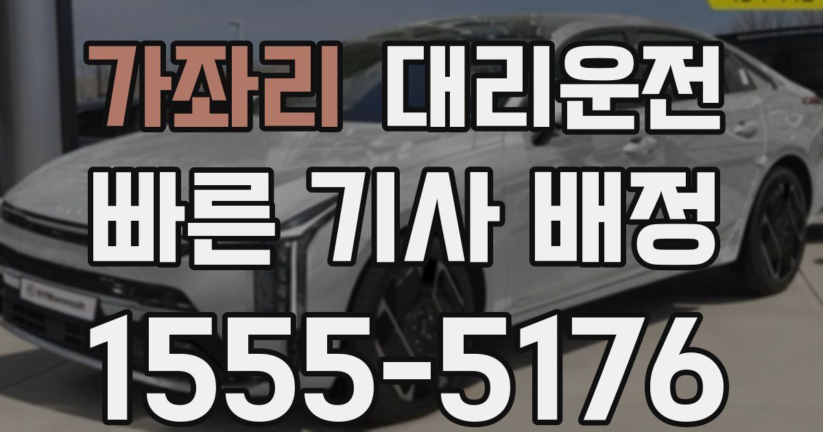 일일대리기사