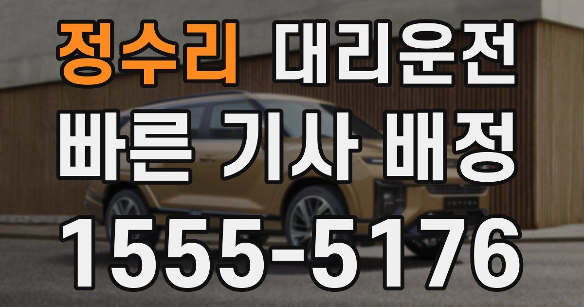 일일대리기사