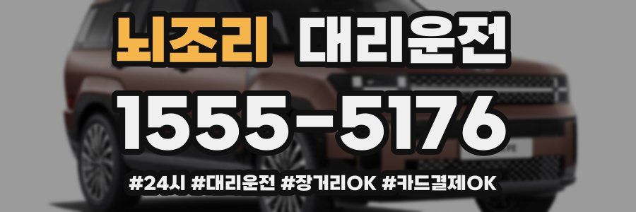 뇌조리 대리운전