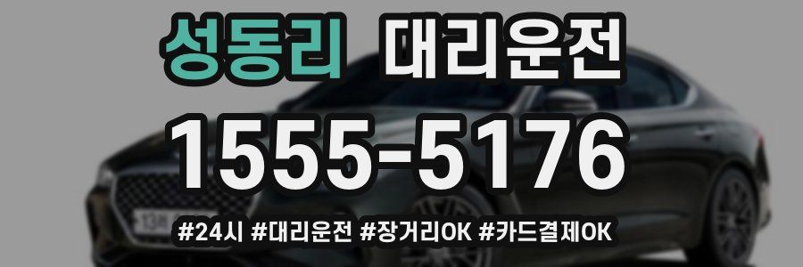 성동리 대리운전