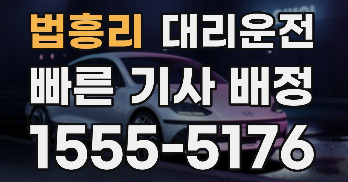 일일대리기사
