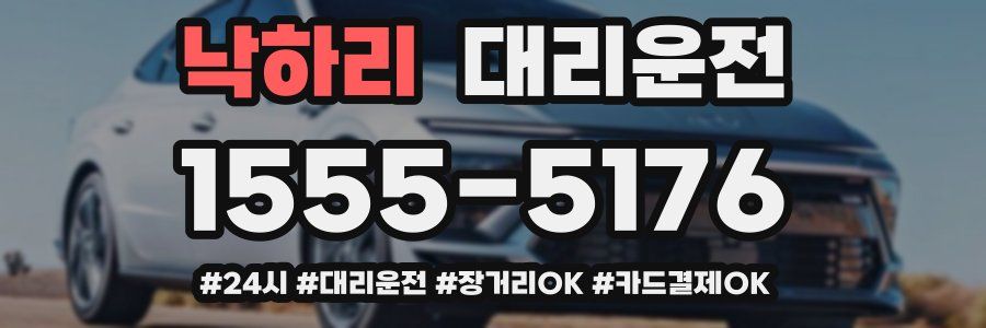 낙하리 대리운전