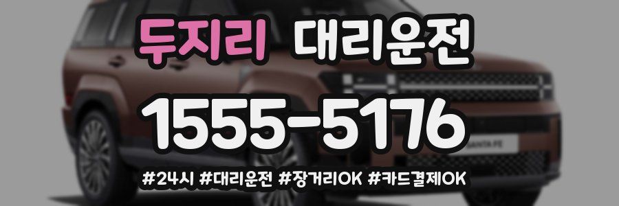 두지리 대리운전