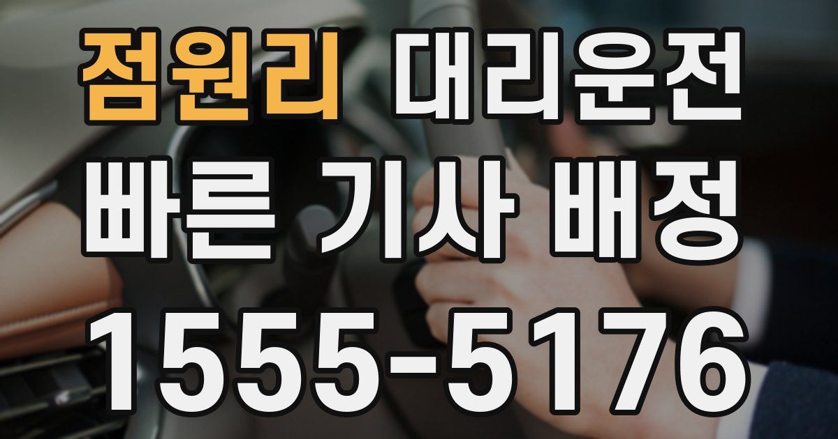 일일대리기사