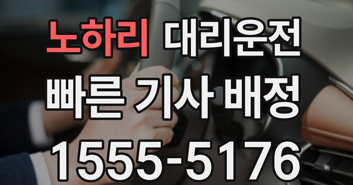 일일대리기사