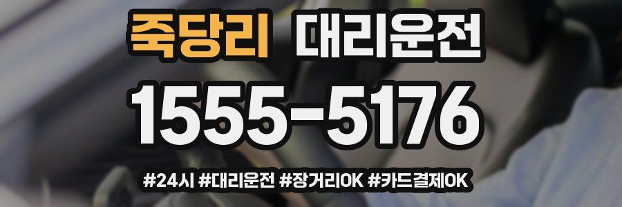 죽당리 대리운전