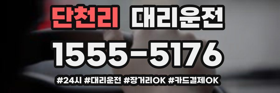 단천리 대리운전