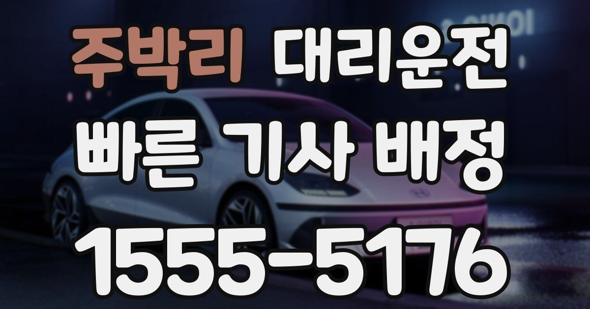 일일대리기사
