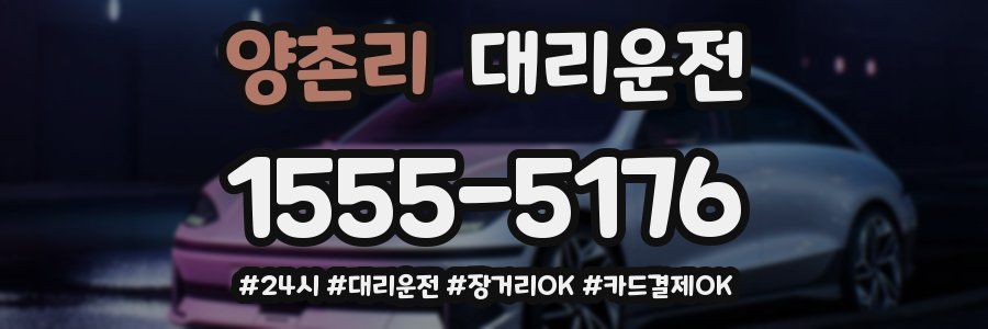 양촌리 대리운전