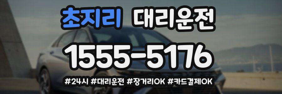 초지리 대리운전
