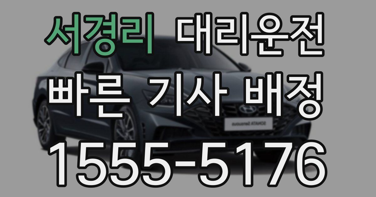 일일대리기사