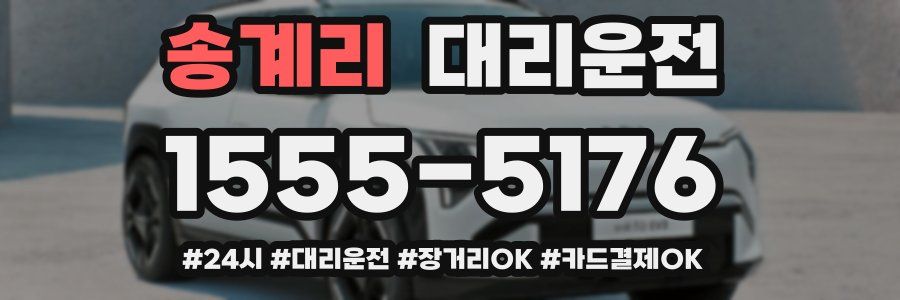 송계리 대리운전