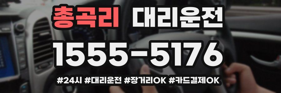 총곡리 대리운전