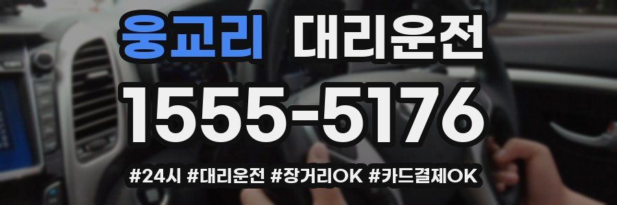 웅교리 대리운전