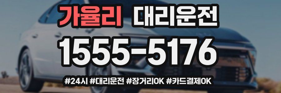 가율리 대리운전
