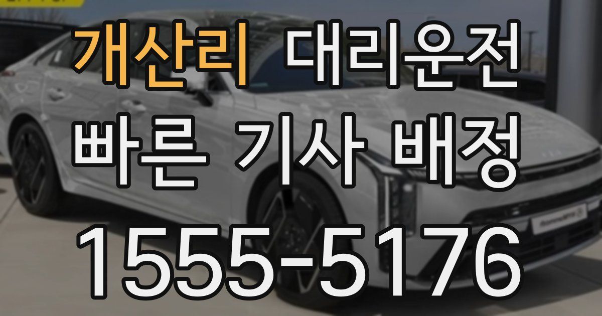 일일대리기사