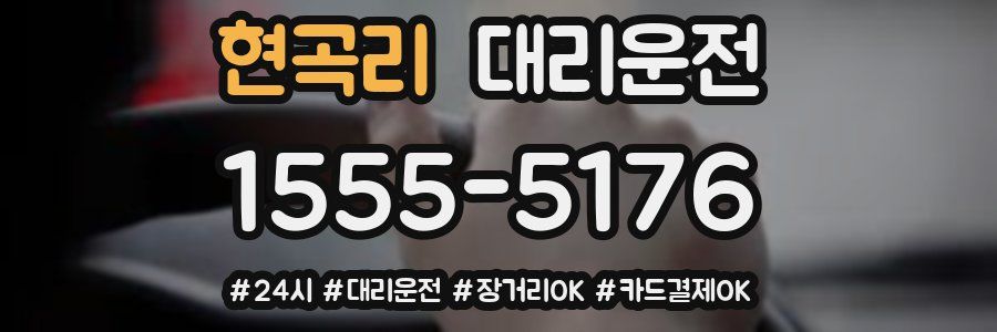 현곡리 대리운전