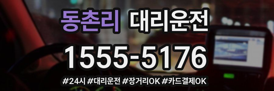 동촌리 대리운전