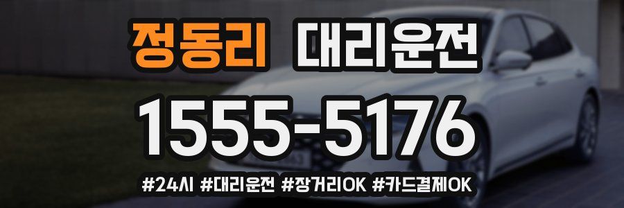 정동리 대리운전