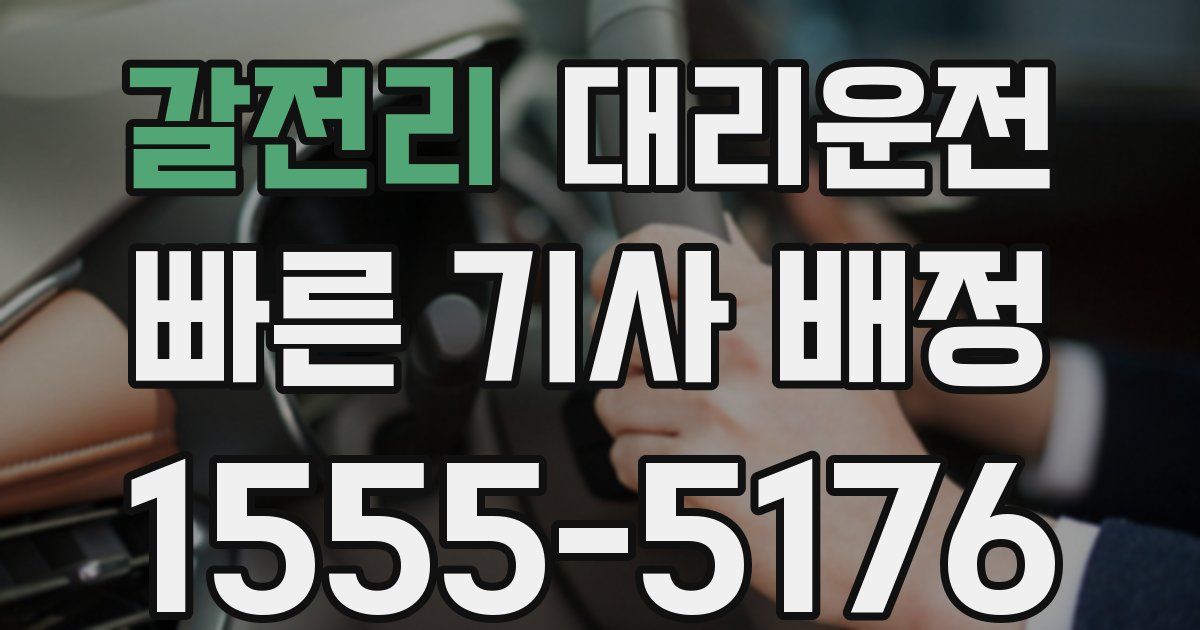 일일대리기사