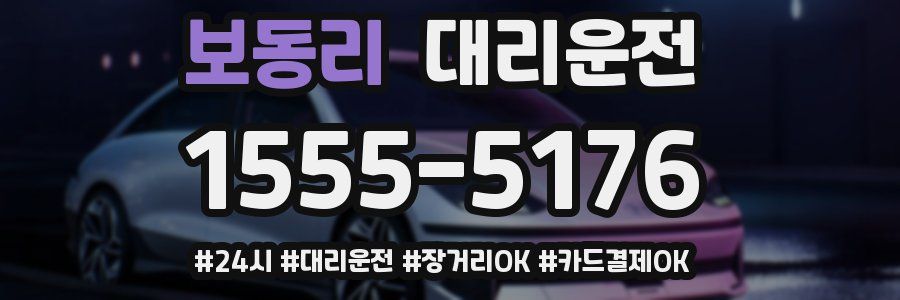 보동리 대리운전