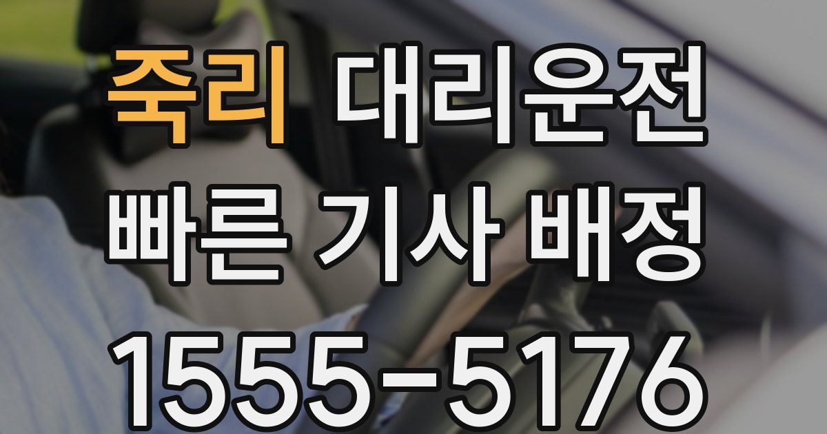 일일대리기사