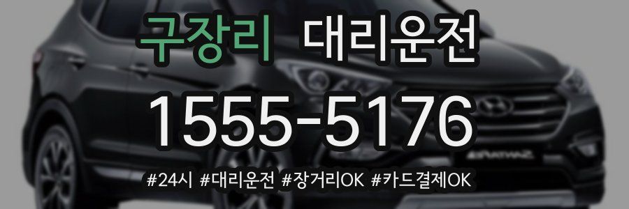구장리 대리운전