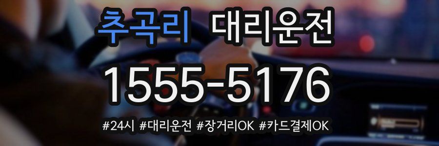 추곡리 대리운전