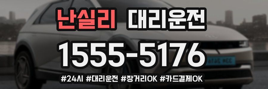 난실리 대리운전