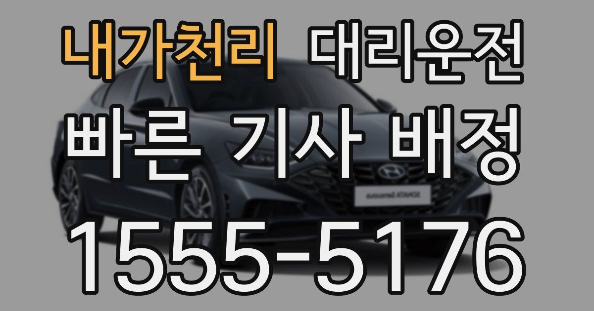 일일대리기사