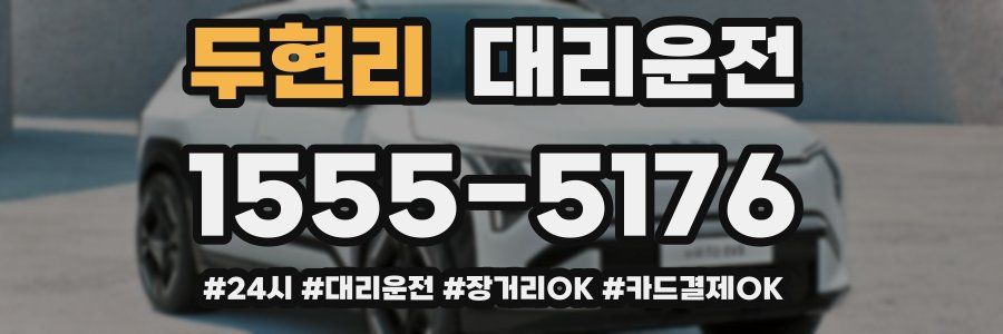 두현리 대리운전