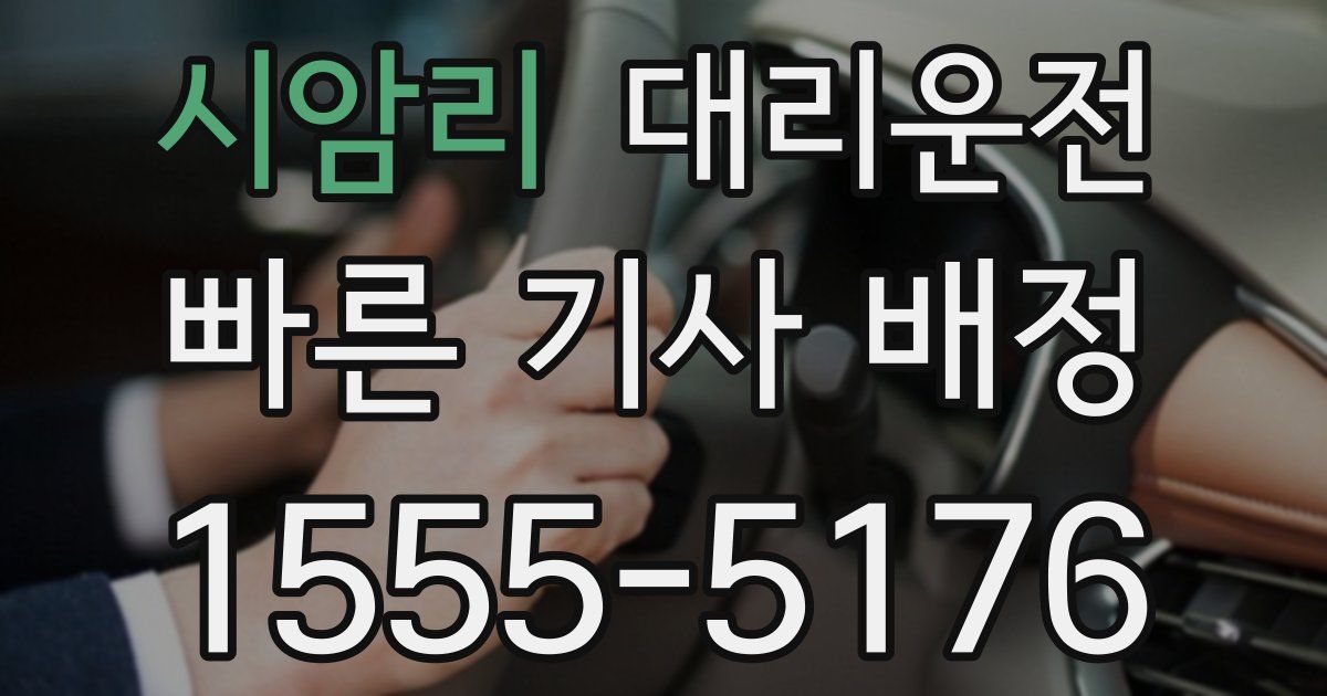 일일대리기사