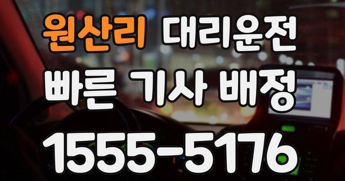 일일대리기사