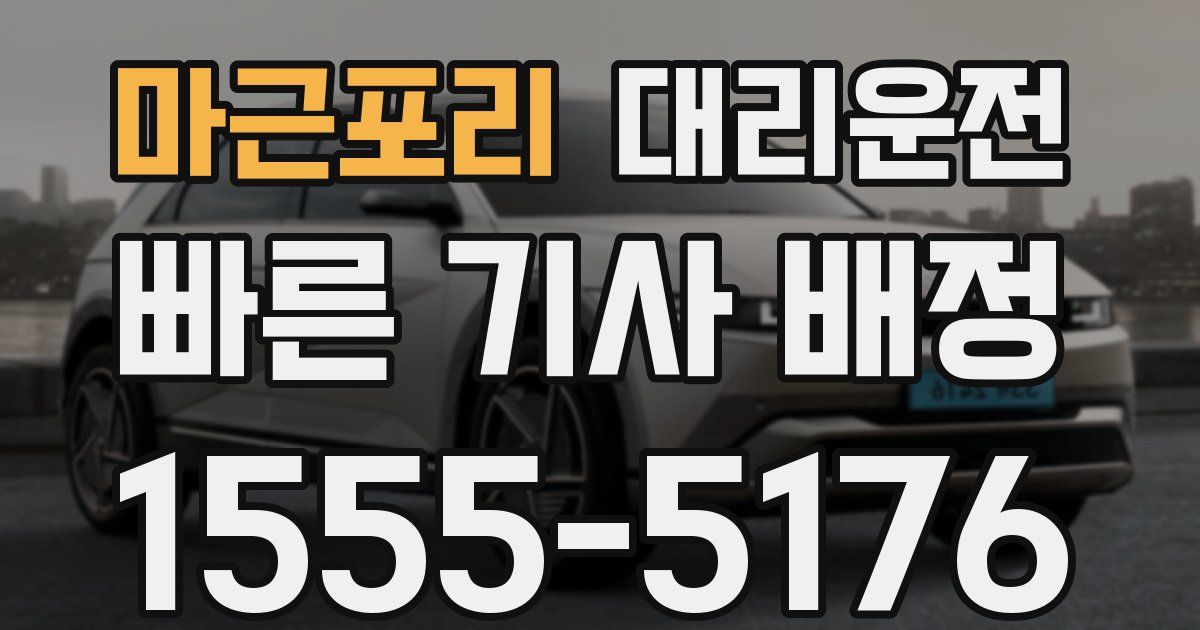 일일대리기사