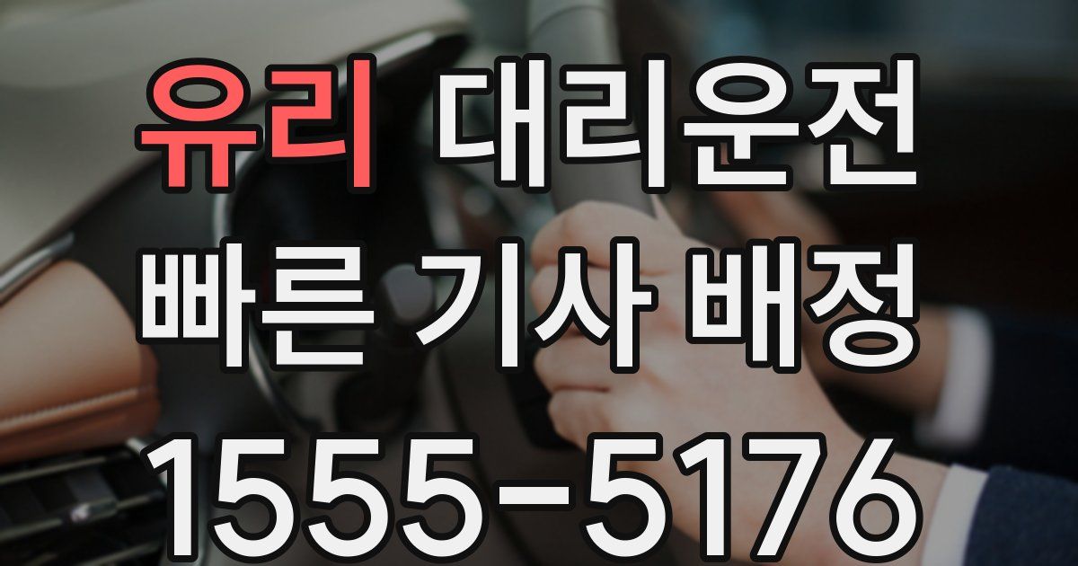 일일대리기사