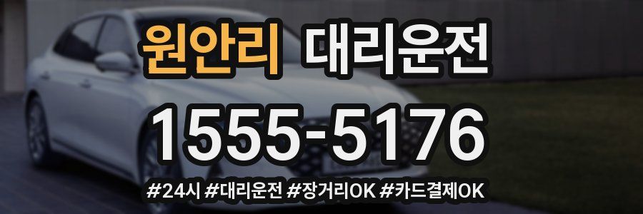 원안리 대리운전