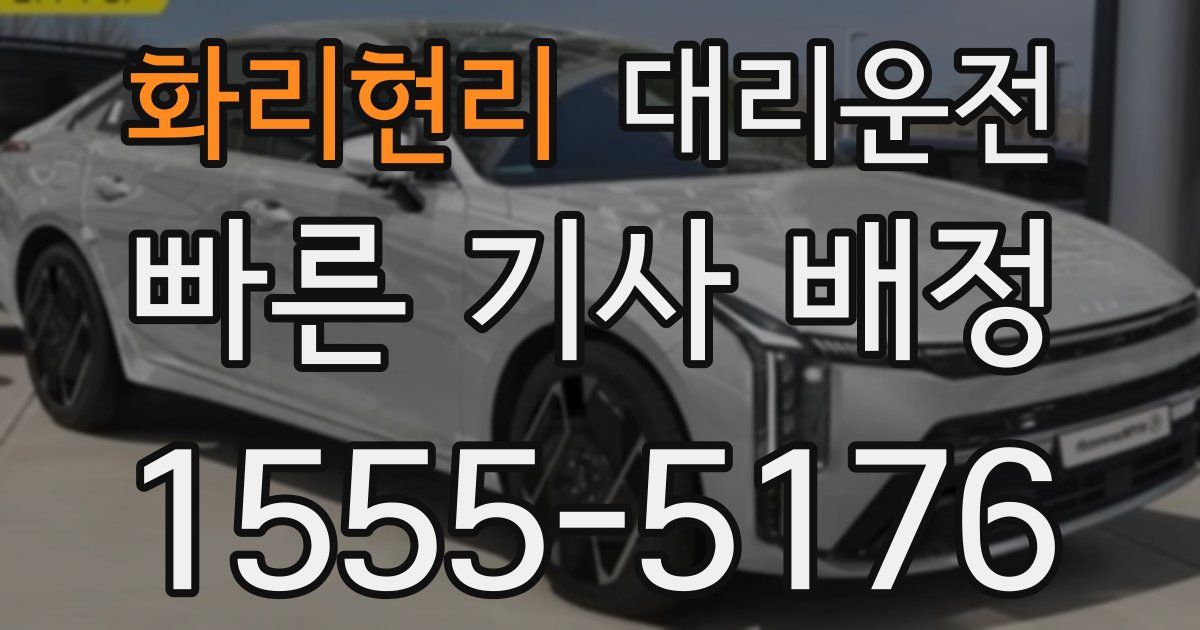 일일대리기사