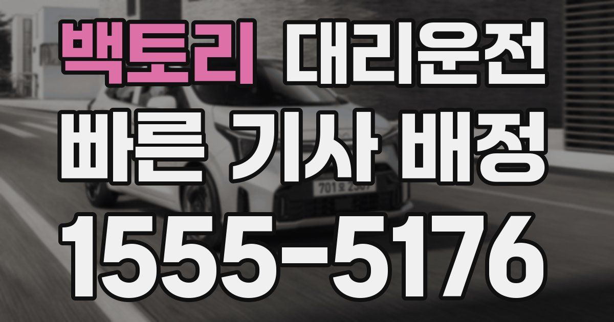 일일대리기사