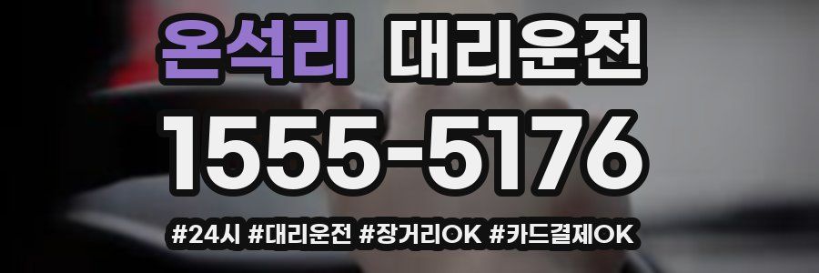 온석리 대리운전