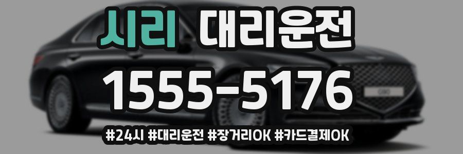 시리 대리운전