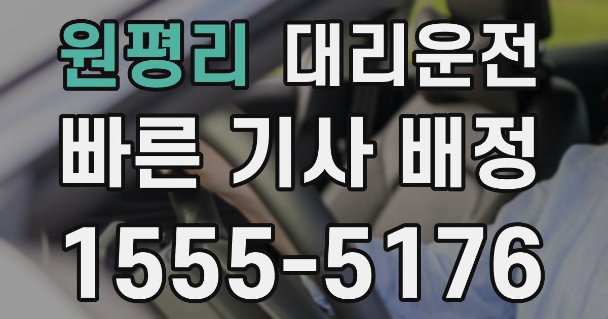 일일대리기사