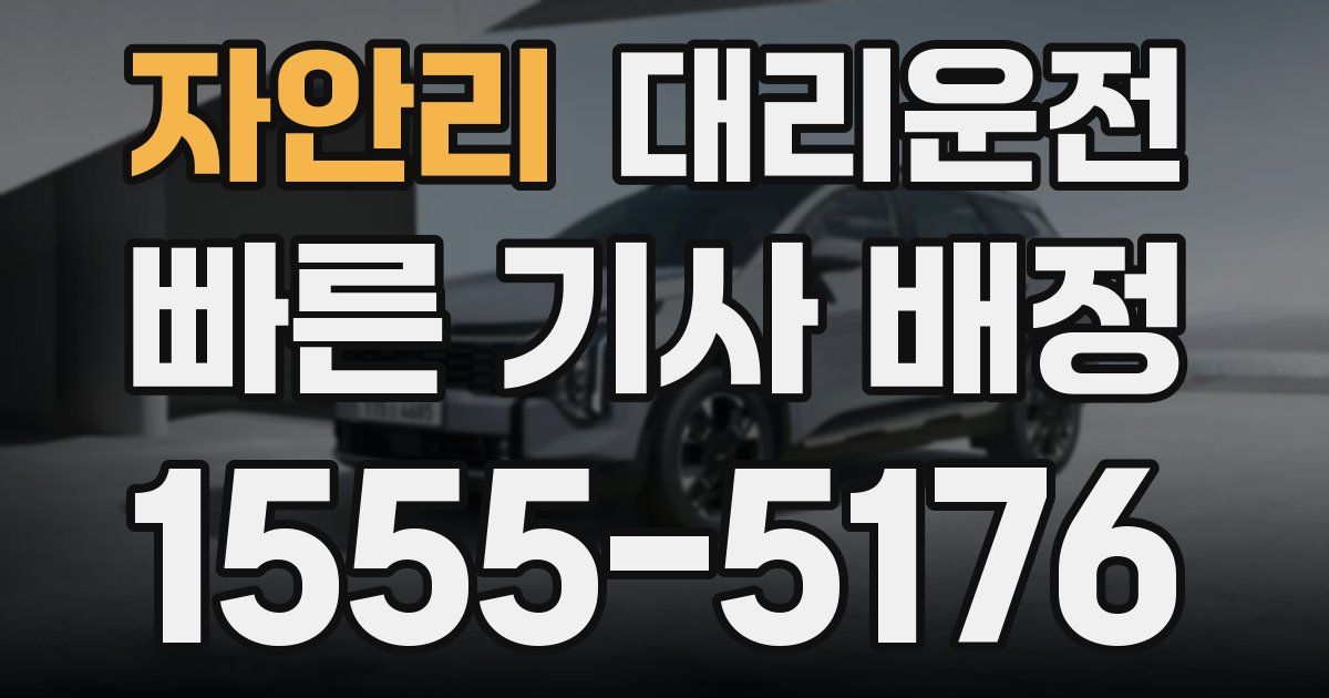 일일대리기사