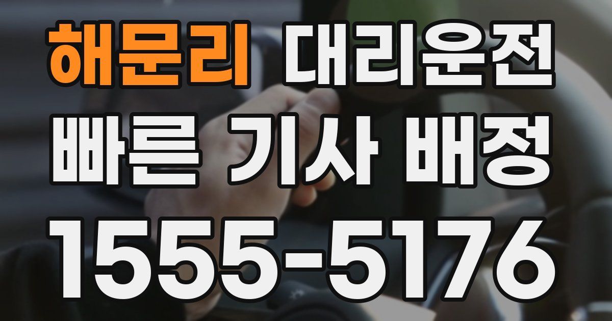 일일대리기사