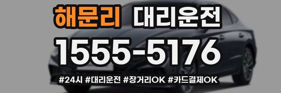 해문리 대리운전