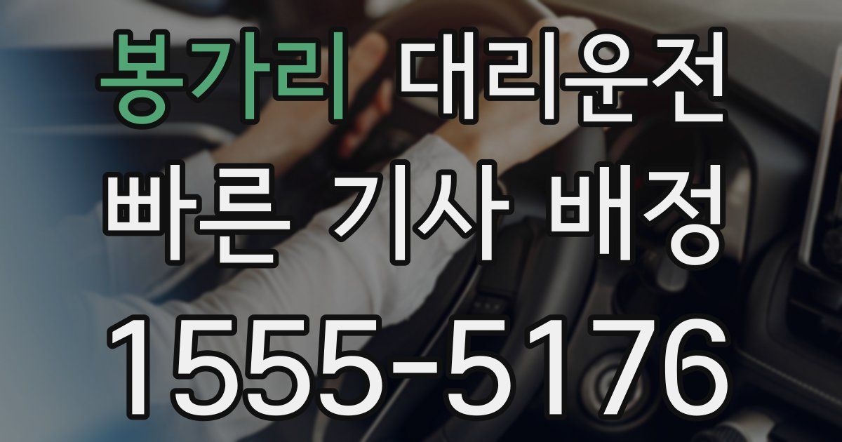 일일대리기사