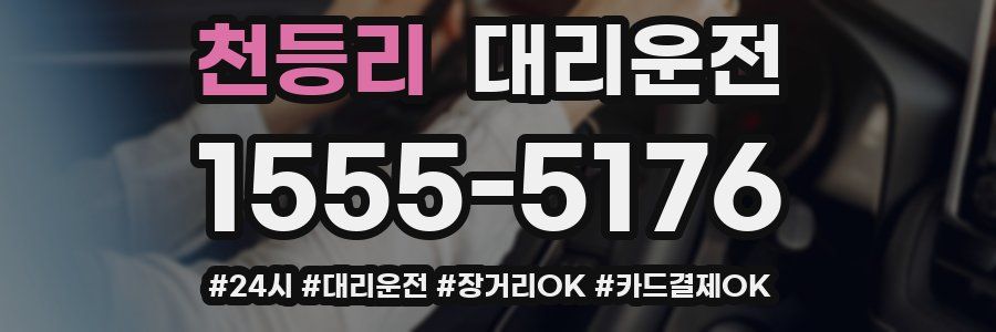 천등리 대리운전