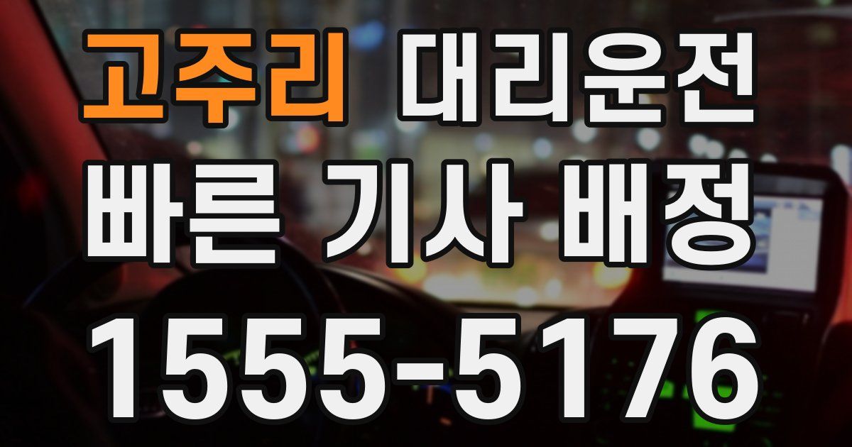 일일대리기사