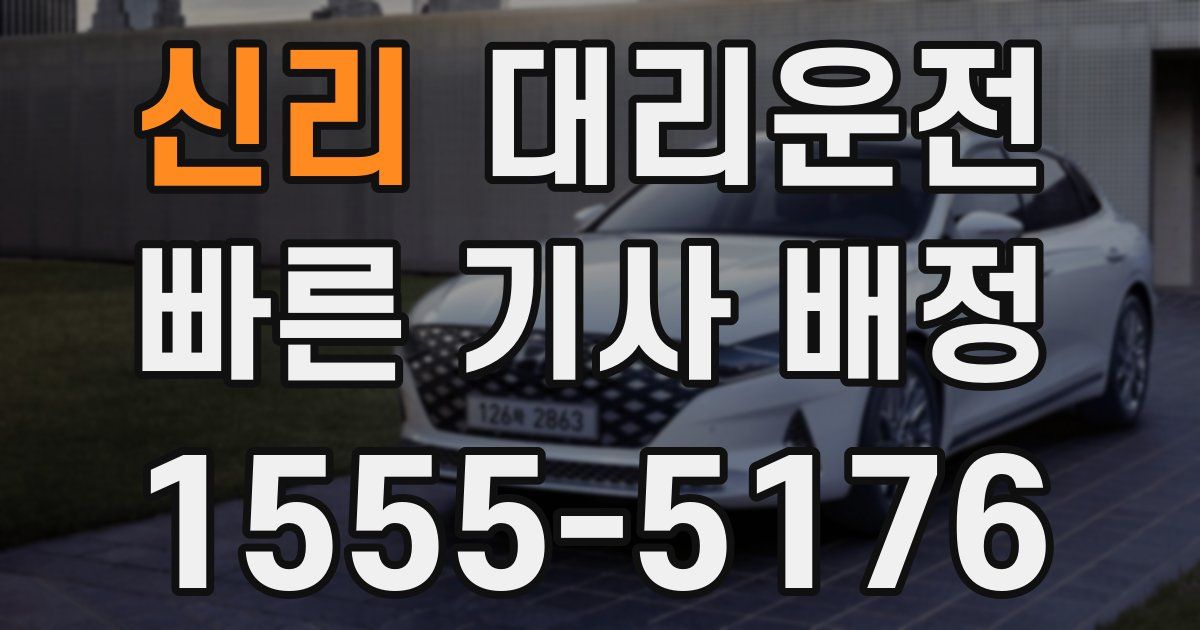 일일대리기사