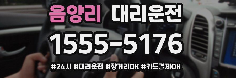 음양리 대리운전