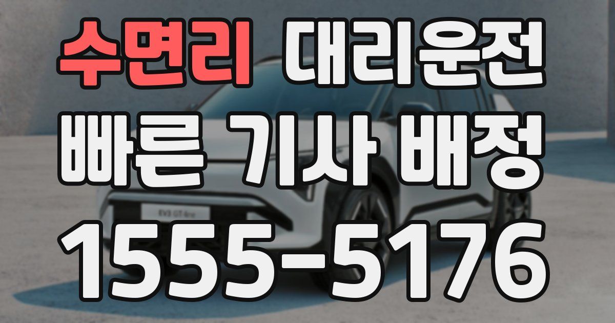 일일대리기사